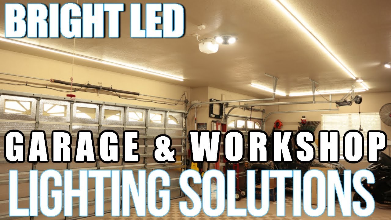 GARAGE AND WORKSHOP | BRIGHT LED LIGHTS! | LED LIGHT COMPARISON
