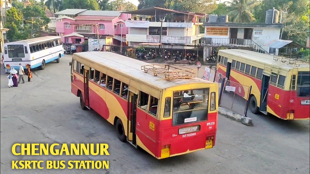 Chengannur KSRTC Bus Stand, Alappuza District, Kerala