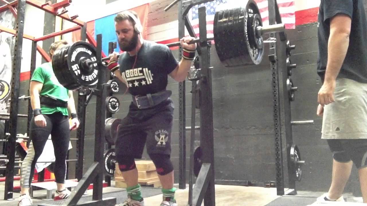 270kg x 3 raw squat 83kg powerlifter