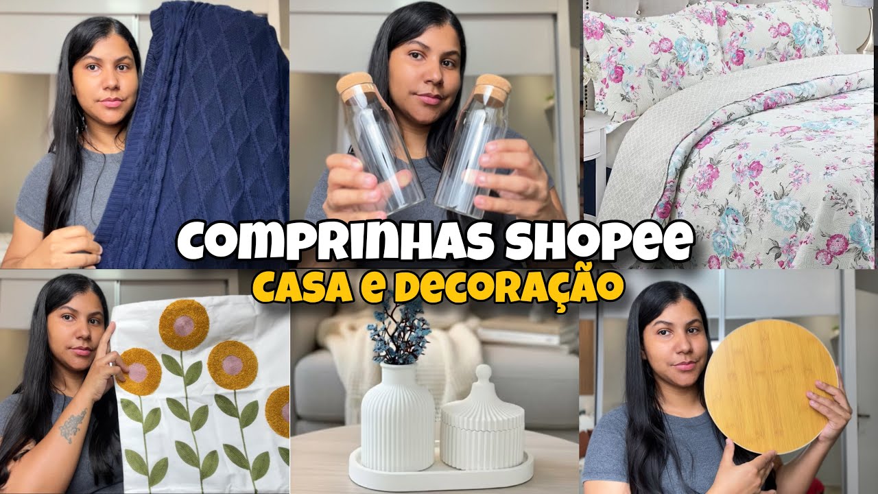ACHADINHOS SHOPEE DECORAÇÃO | COMPRINHAS QUE VALERAM CADA CENTAVO 😍