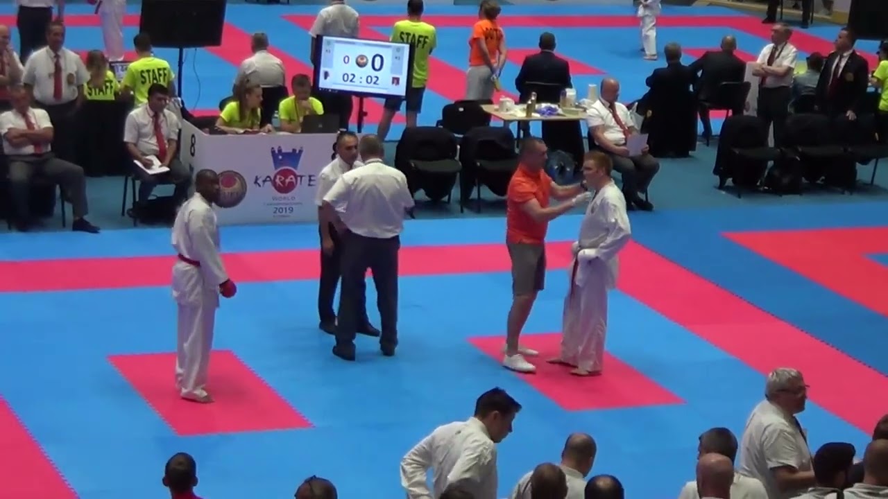 WUKF World Karate Championships  - Kumite Shobu Sanbon Male +85 KG #wukf #karate