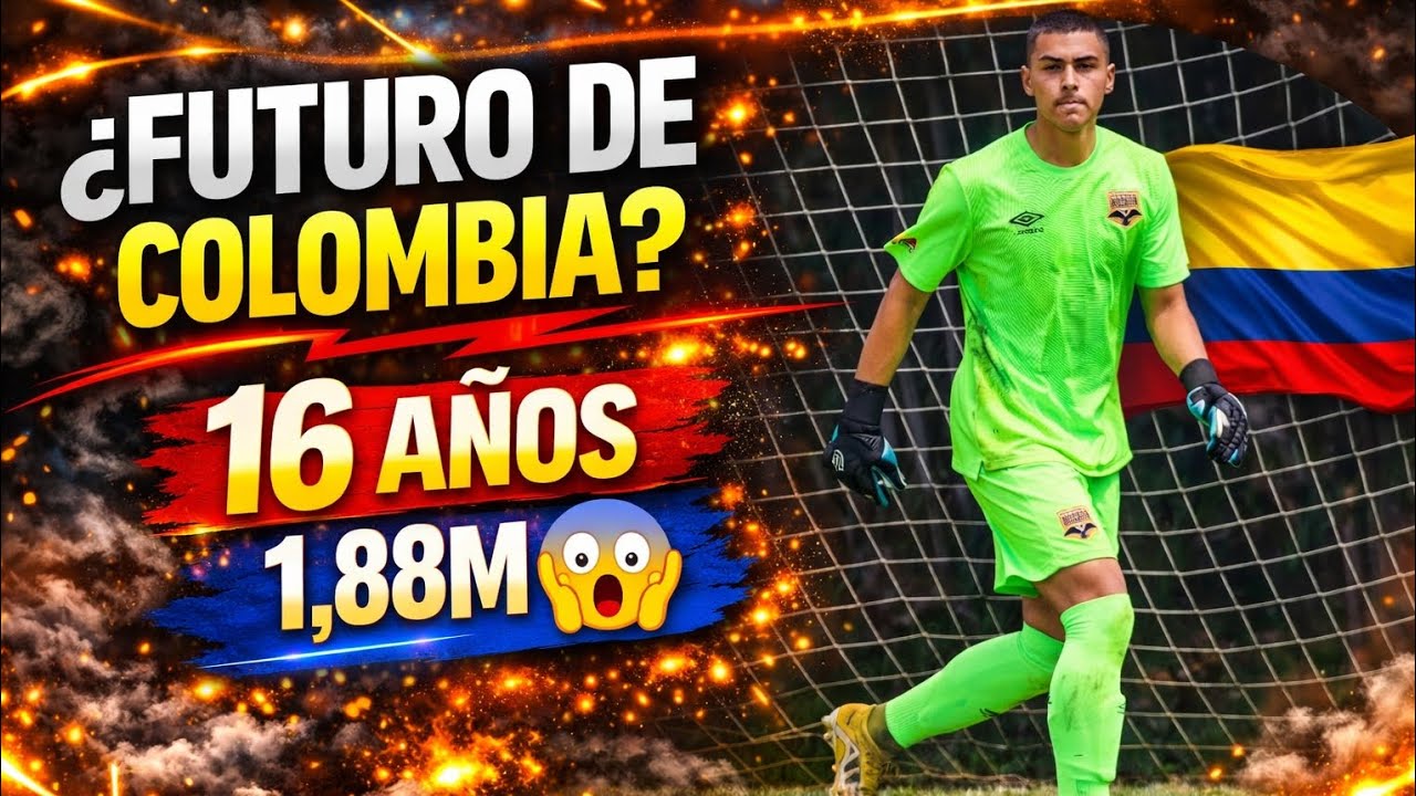 EN COLOMBIA COMENZARÁN HABLAR DE ESTE PORTERO DE 16 AÑOS🇨🇴 CAMILO LOZANO🌟