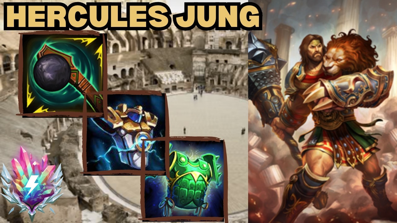 HERCULES IS SO OP WITH THE BUFF!! - Hercules Jungle Deity Smite 2 Gameplay!!