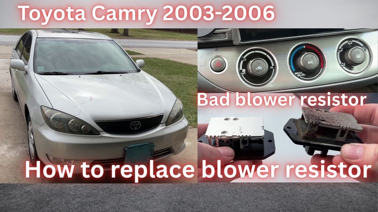 2005 Toyota Camry Blower Motor Only Works on High? Easy Fix! (DIY Resistor Replacement)
