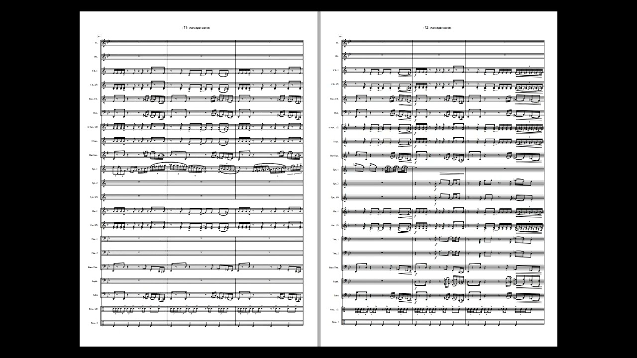 Norwegian Dance - Torstein Aagaard-NIlsen. Avalailable for Brass and Concert Band, Grade 4.