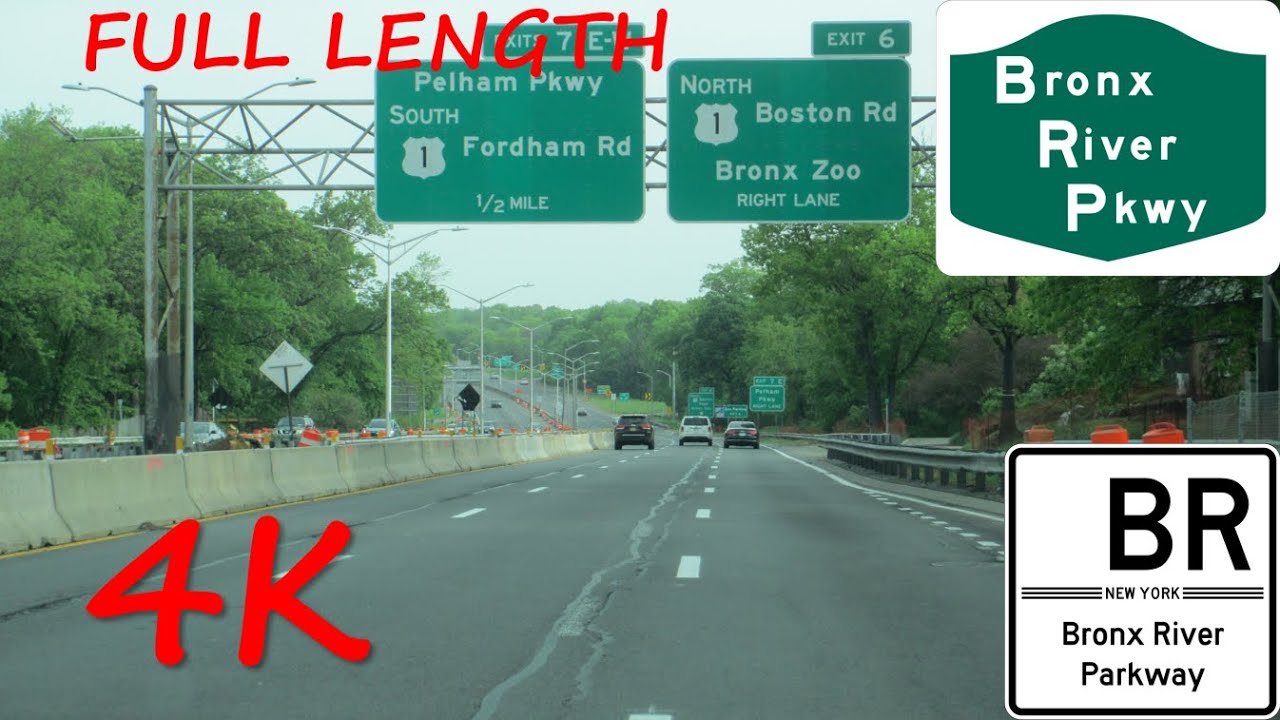 ⁴ᴷ Bronx River Parkway northbound [4K VIDEO]