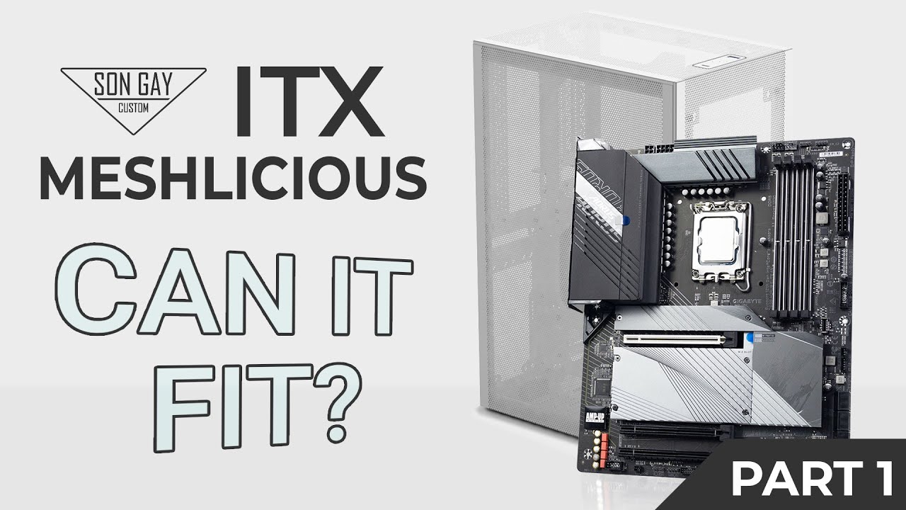 MeshATX : Transforms the Meshlicious ITX case into the smallest ATX case | Part 1 | Songaycustom