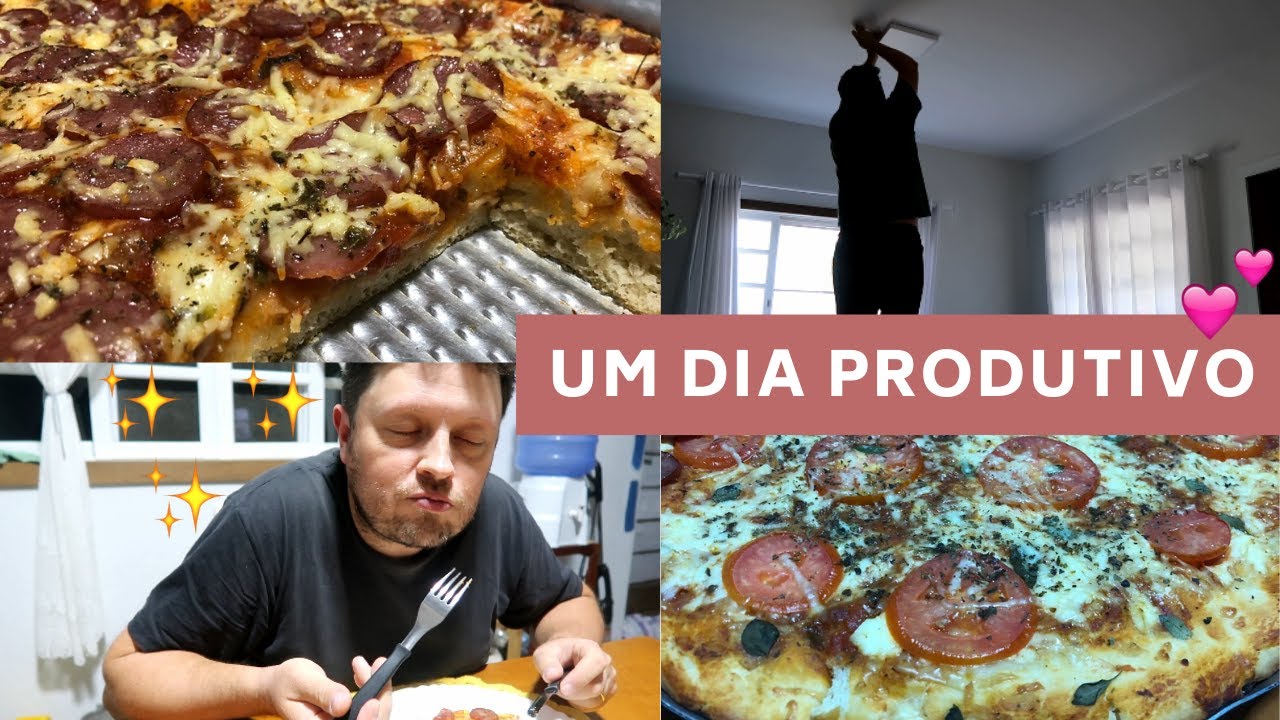 MUDAMOS LUMINÁRIA, ORGANIZANDO O GUARDA ROUPA E PIZZA ♥ Greice Brigido