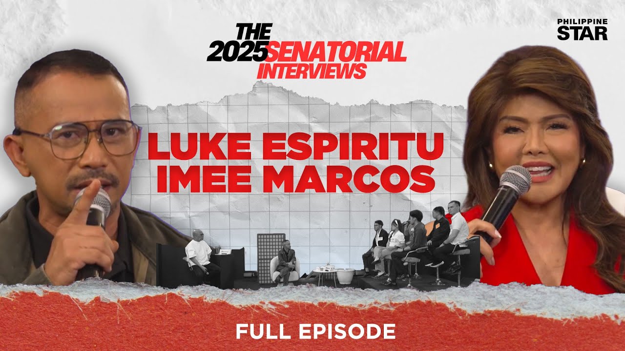 [Full Episode] Luke Espiritu and Imee Marcos at the Senatorial Interview with Boy Abunda