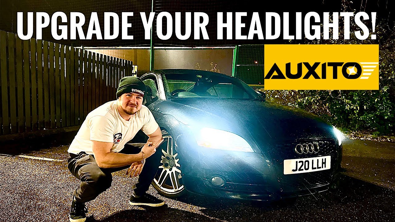 HOW TO UPGRADE TO LED AUXITO HEADLIGHT LAMPS ON AN AUDI TT MK2 8J TFSI - INSTALLATION & REVIEW
