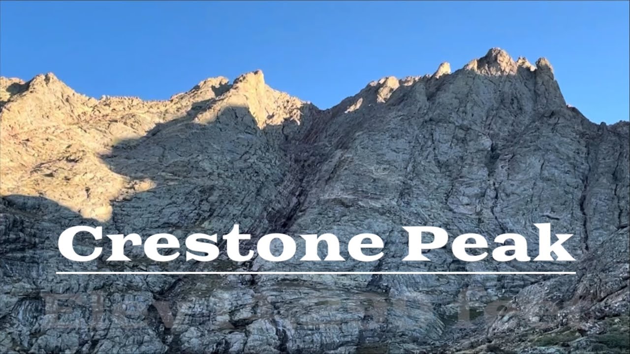 Crestone Peak - Colorado 14er Summit, Back Country Camp Hike