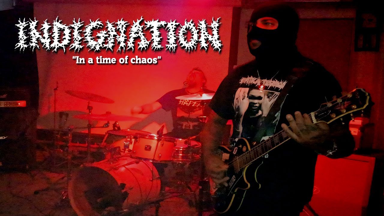 Indignation - In a Time of Chaos [OFFICIAL MUSIC VIDEO] (2025 - Grindcore)