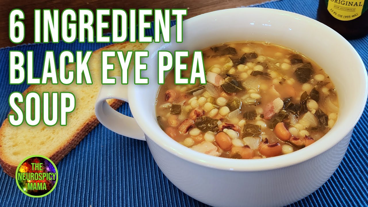 6 Ingredient Black Eye Pea Soup made in Instant Pot