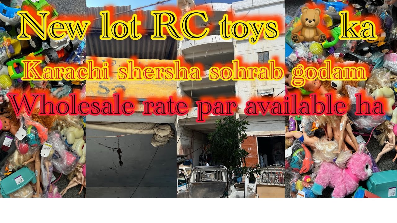 January 4, 2026 New Lot RC Toys 🔥 Karachi Shershah Sohrab Godam | Wholesale Rate Par Toys Available 
