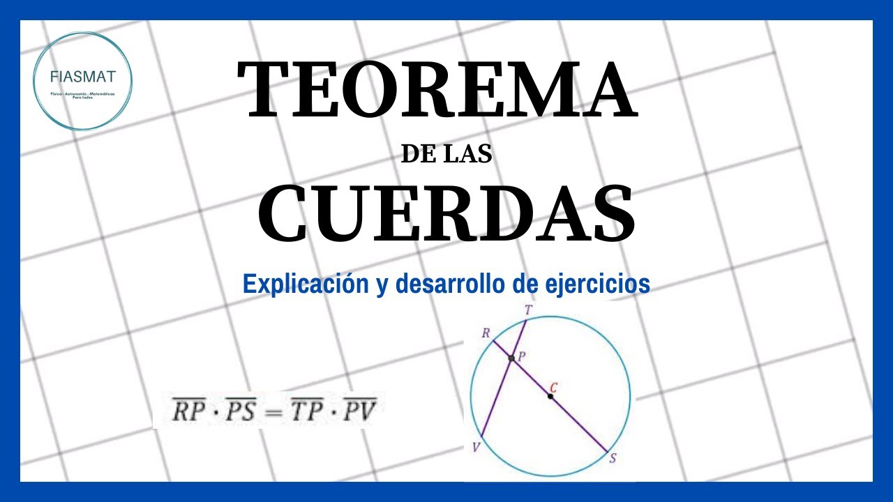 Teorema de las cuerdas en circunferencias - Ejercicios resueltos