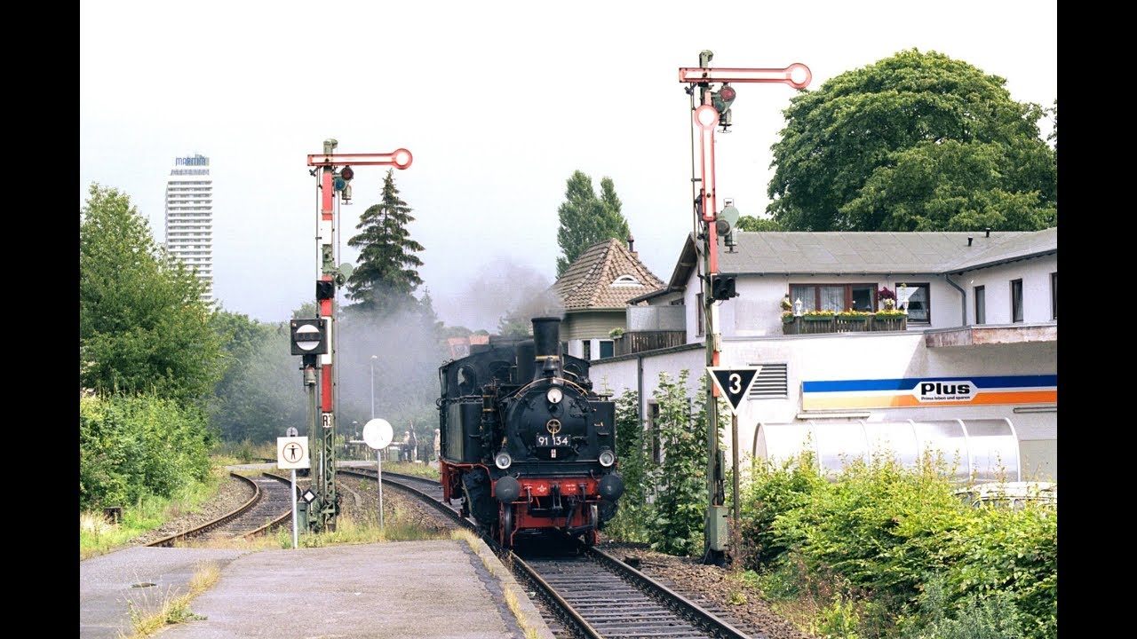 Lübeck - Travemünde-Strand 91 134 am 18.07.1998 DB Nostalgie