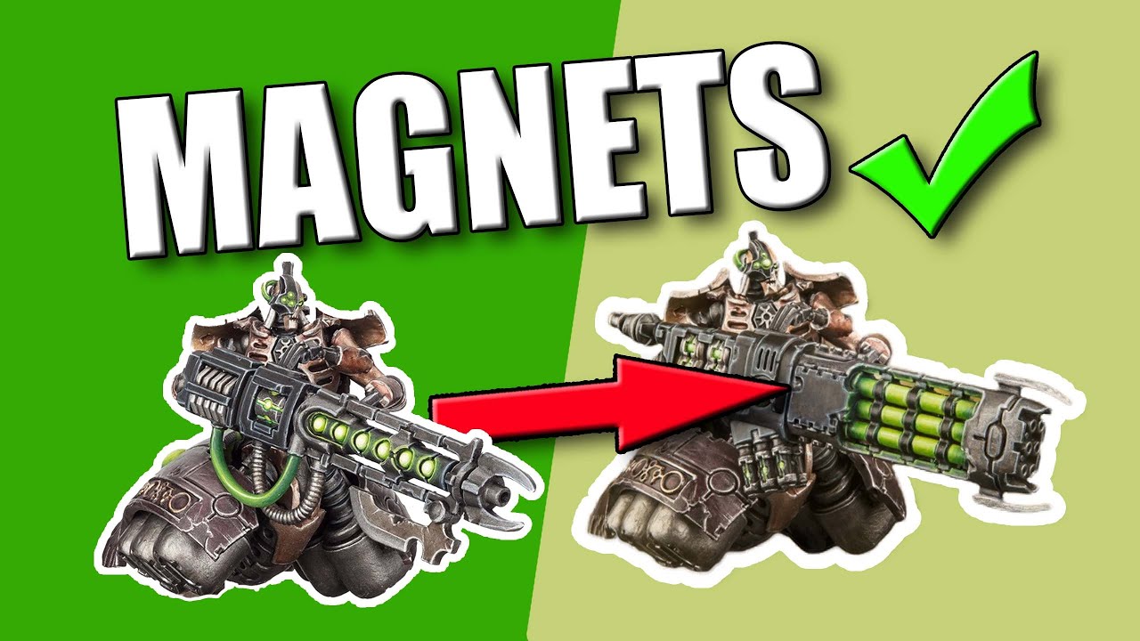 How to Magnetise Necron Lokhust Heavy Destroyer Guns