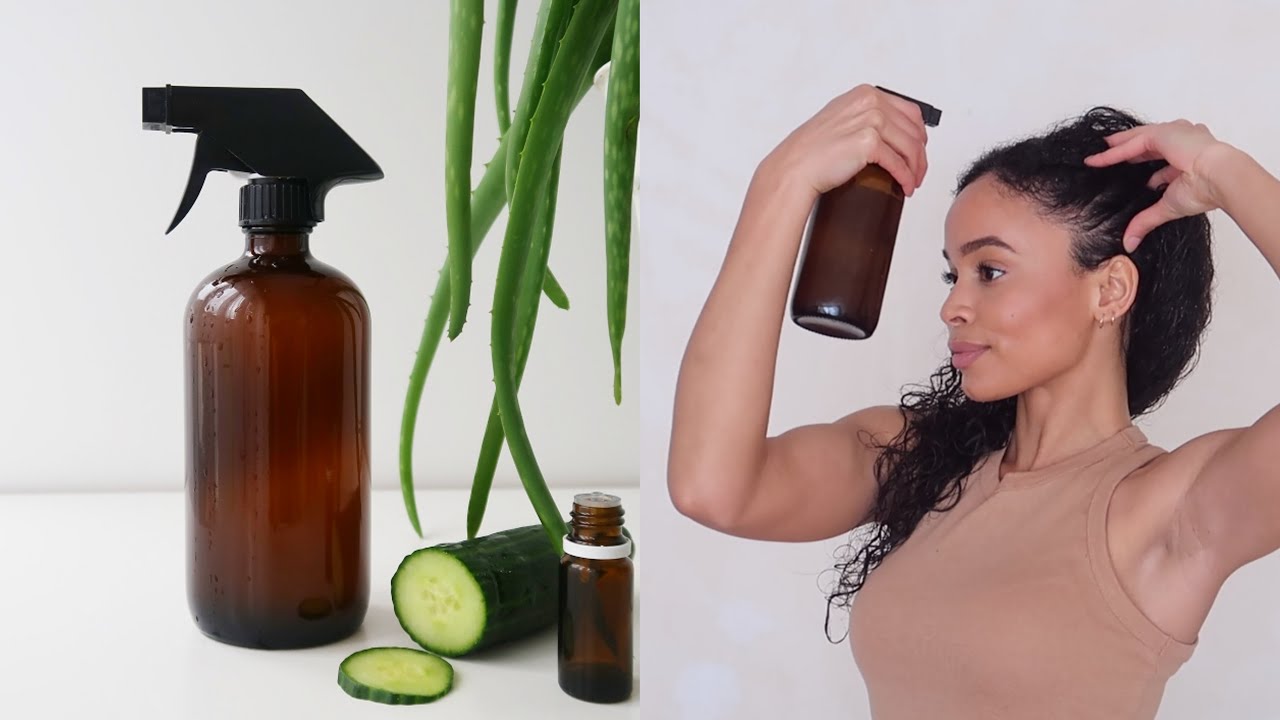 DIY balancierendes Feuchtigkeitsspray » gegen Haarausfall, Schuppen, seborrhoisches Ekzem + mehr