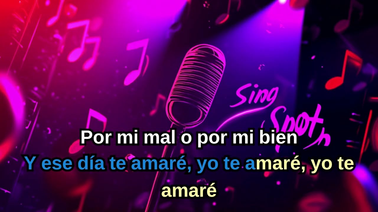 Sergio Denis - Me Enamoré Sin Darme Cuenta - Karaoke