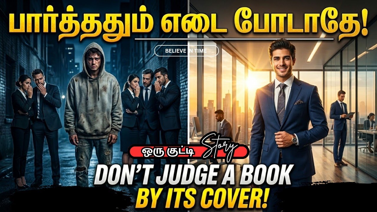 பார்த்ததும் எடை போடாதே | DONT JUDGE A BOOK BY ITS COVER #believeintime 