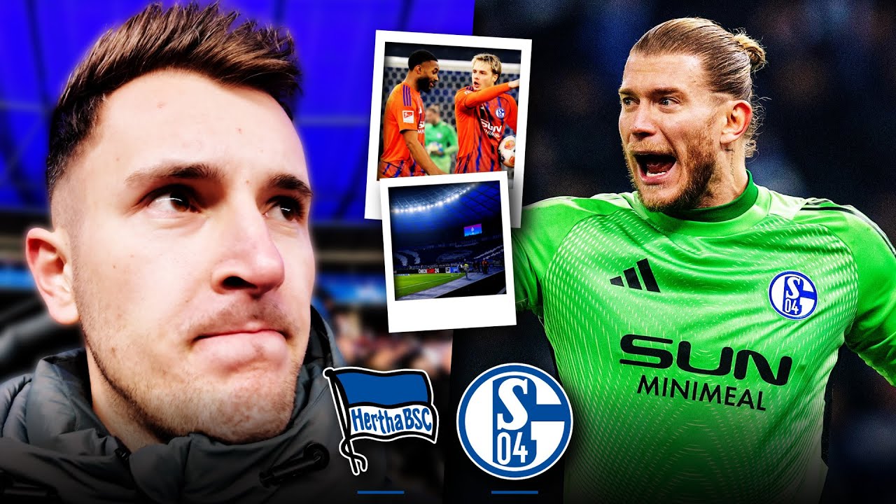 HERTHA vs SCHALKE Stadion Vlog 🔥 Über 20.000 Schalker! Polizei-Einsatz, kein Support & Karius rettet