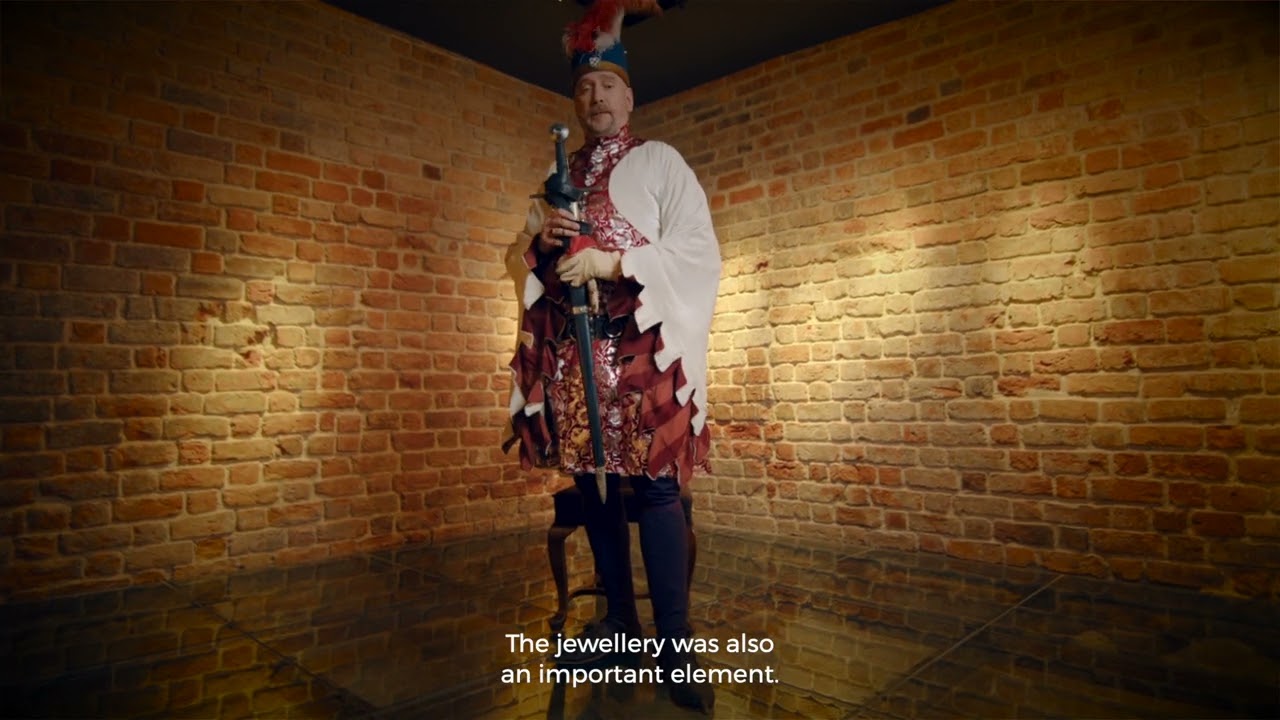 Knight's costume. A Film Accompanying the Exhibition 