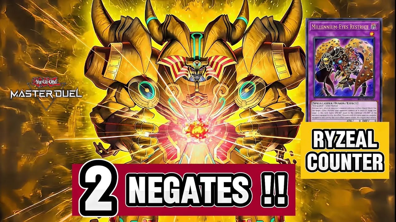 EXODIA MILLENNIUM-EYES Deck, the Ultimate Ryzeal Counter is Here Crushing Meta [Master Duel]