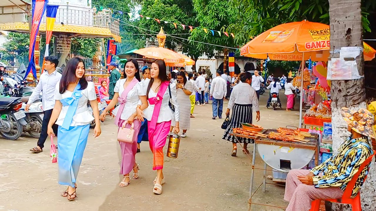 Best Street Food Tour in Kandal Province, Cambodia - Countryside Market on Pchum Ben Day
