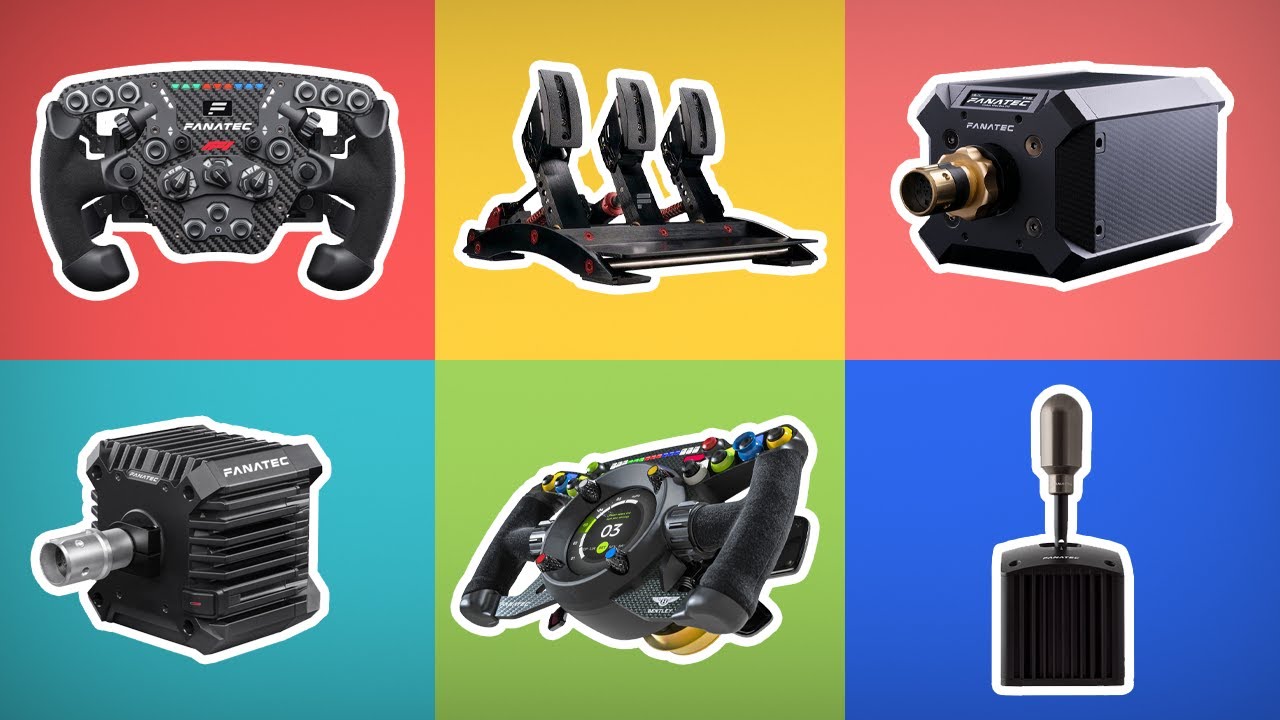 Объяснение всей экосистемы гоночных симуляторов Fanatec (Руководство покупателя)