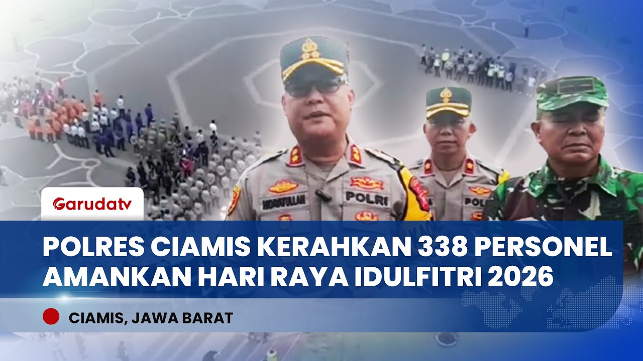 Pastikan Idulfitri Aman, Polres Ciamis Terjunkan 338 Personel Gabungan