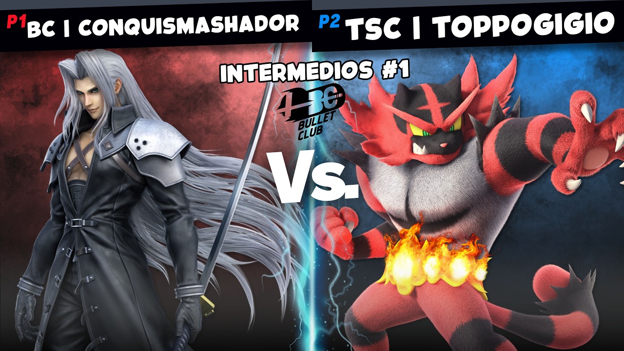 BC UTST - CONQUISMASHADOR (SEPHIROTH) Vs. TOPOGIGIO (INCINEROAR) - SSBU