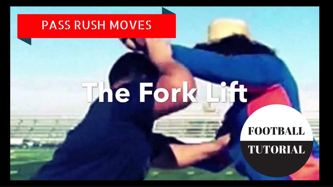 Движения в пас-раш — THE FORK LIFT — Упражнения для линии защиты — Учебное пособие по американско...