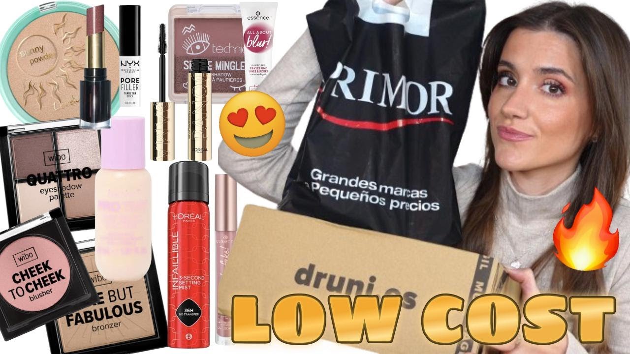 🔥SUPER HAUL NOVEDADES LOW COST //PROBAMOS TODO//Technic, L´oreal, Essence, Nyx, Wibo, Catrice & MÁS!
