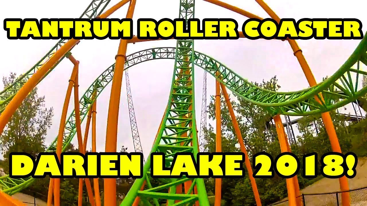 Tantrum NEW Roller Coaster at Darien Lake 2018 Front Seat POV