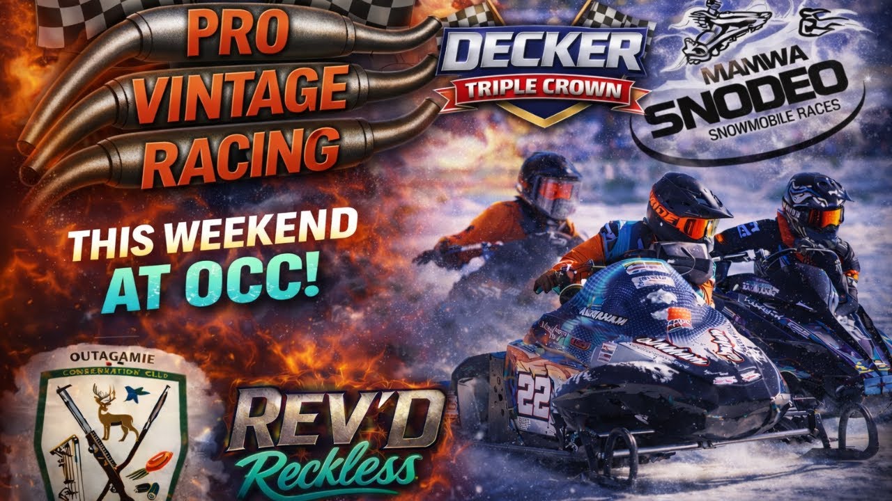🔴 LIVE NOW: Pro Vintage Ice Oval Racing | OCC Hortonville, WI | MBTV Sports