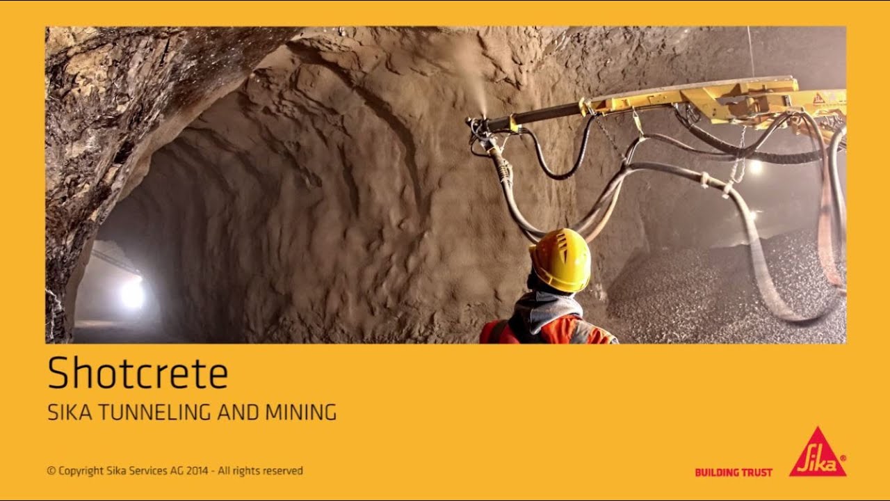 Shotcrete with Sika