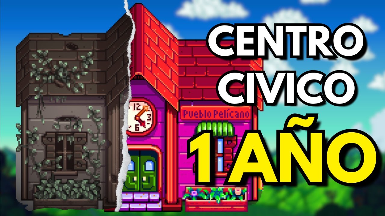 ¡COMPLETÉ el CENTRO CIVICO de Stardew Valley en MENOS de 1 AÑO!