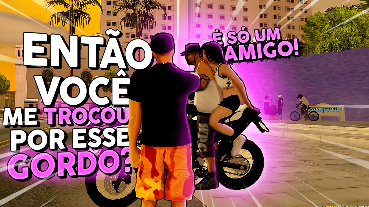 GTA MTA RP - PEGUEI ELA NO FLAGRA NA GARUPA DO GORDÃO ENTÃO DEI O TROCO NA MESMA MOEDA kkkkkkkkkkjjj