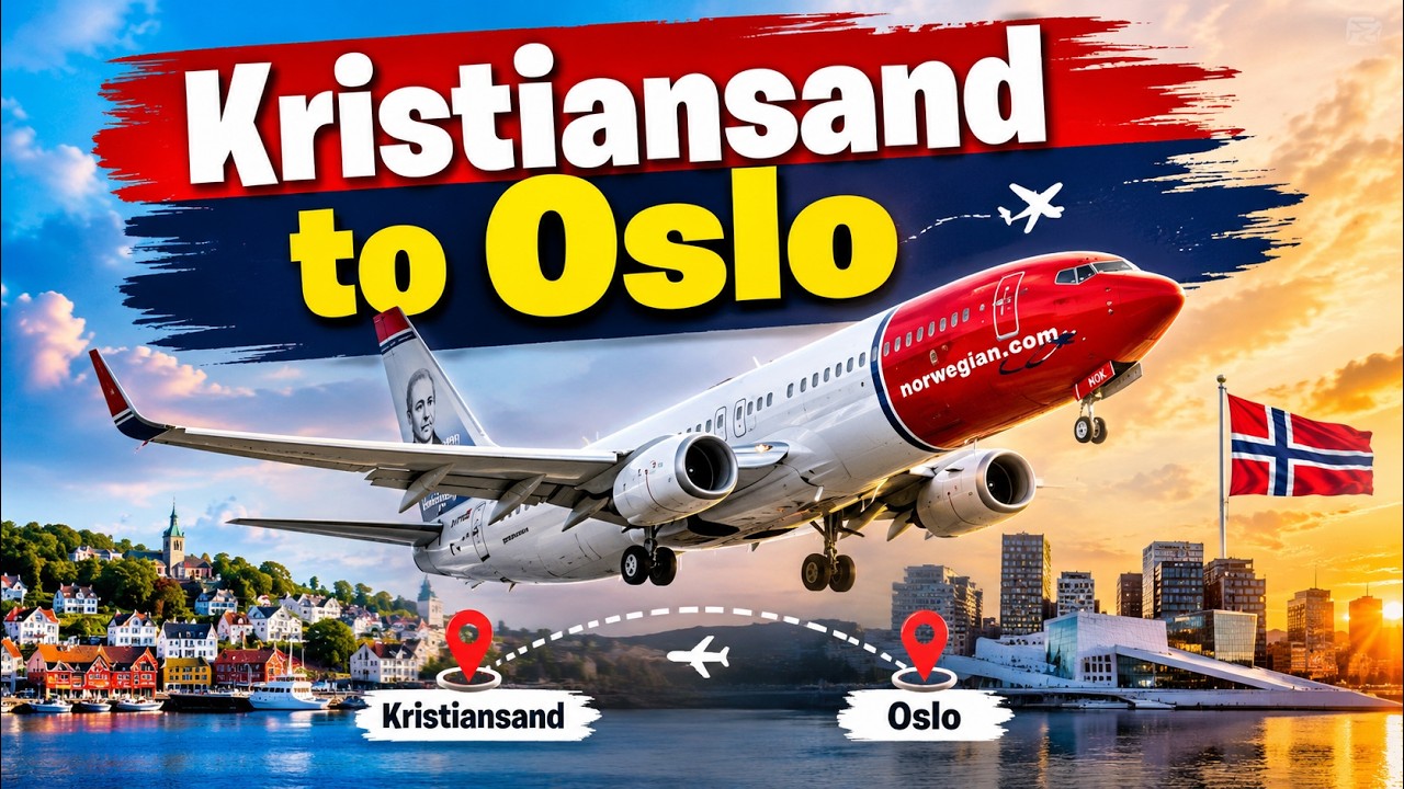 Non-Stop Kristiansand to Oslo Flight | Norwegian Airlines Experience