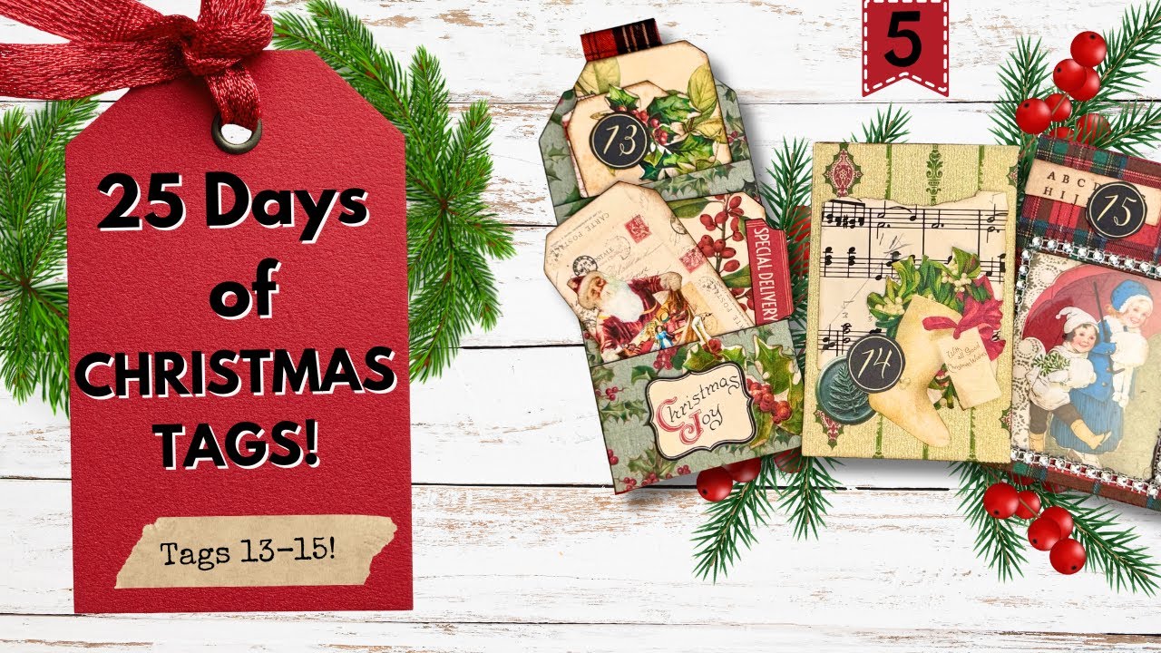 Обратите внимание на бирку Double Pocket!! 🎄 | 25 дней Рождества, бирки 13–15 | #25daysofchristma...