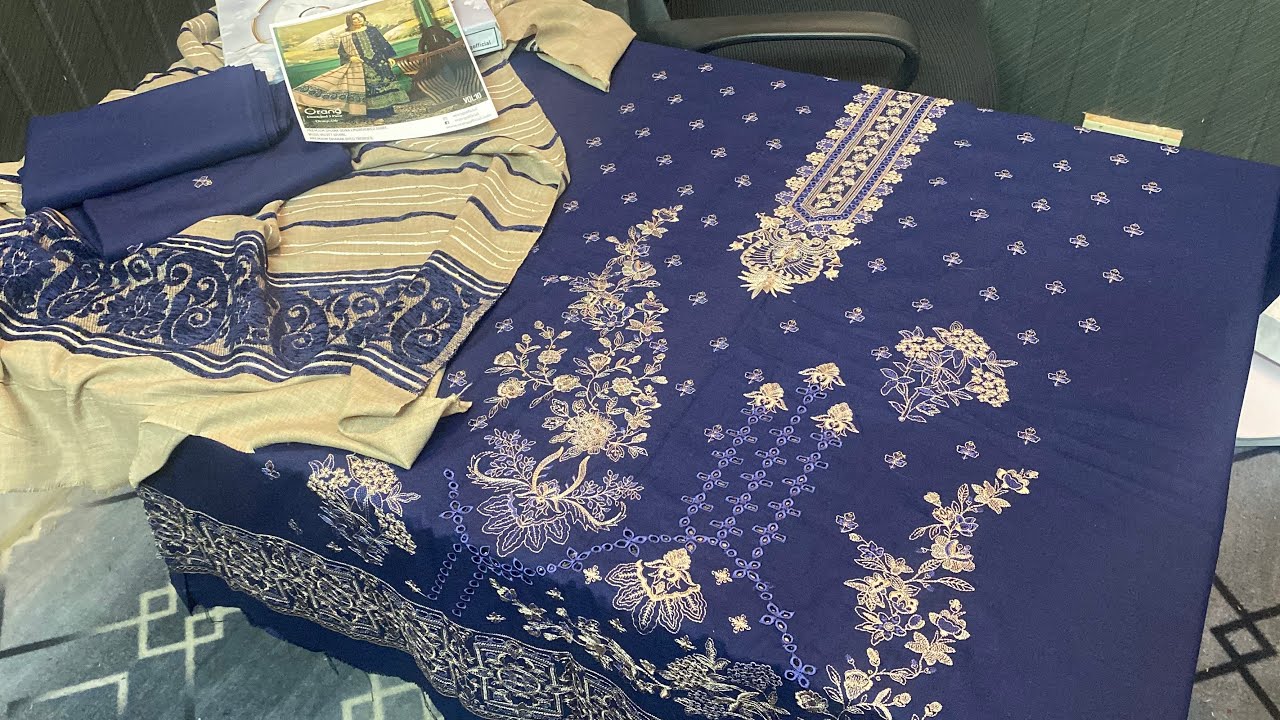 Orang Dhnak Embroidery Lexury With Fancy Valvet Shawl Winter Collection | Super Wholesale Price