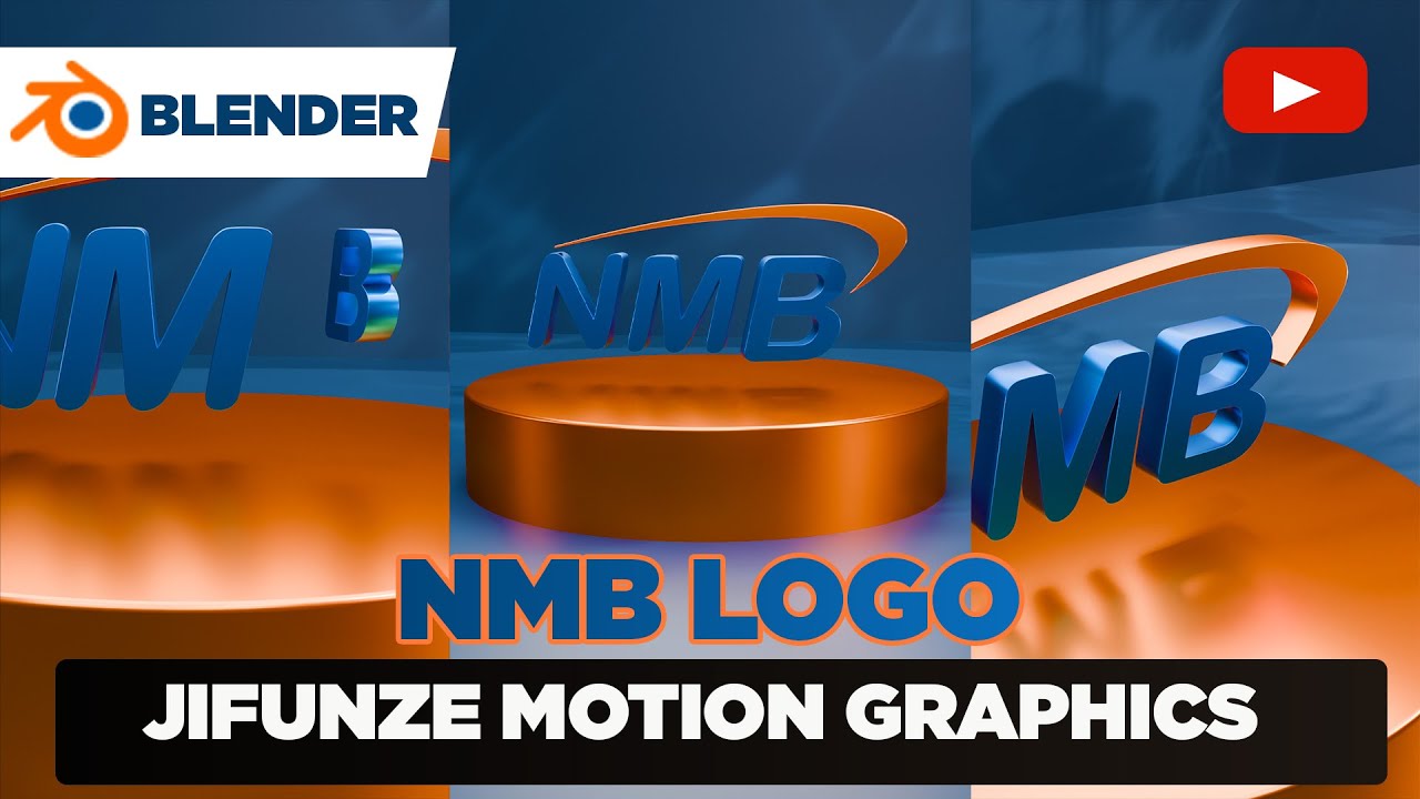JINSI YA KUTENGENEZA NMB LOGO ANIMATION KWA BLENDER | HATUA KWA HATUA