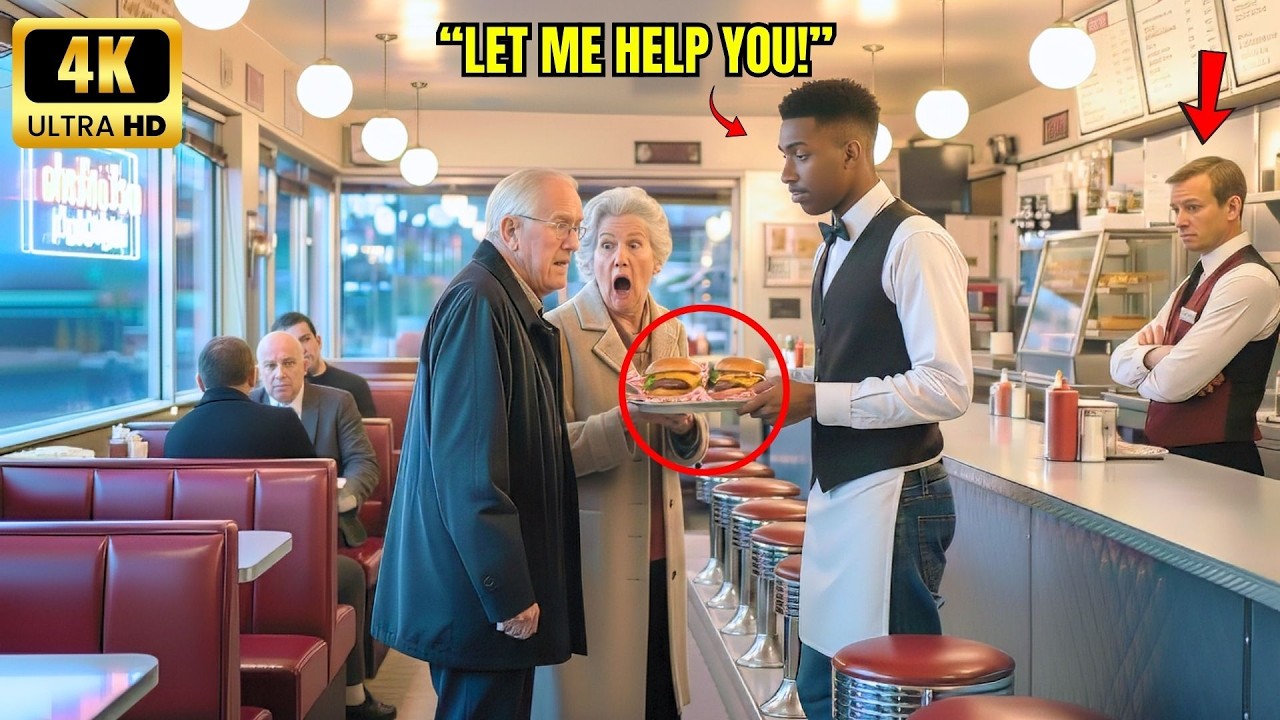 Black Boy Sacrificed His Meal for an Old Couple’s — Next Day, a Millionaire Knocked on His Door