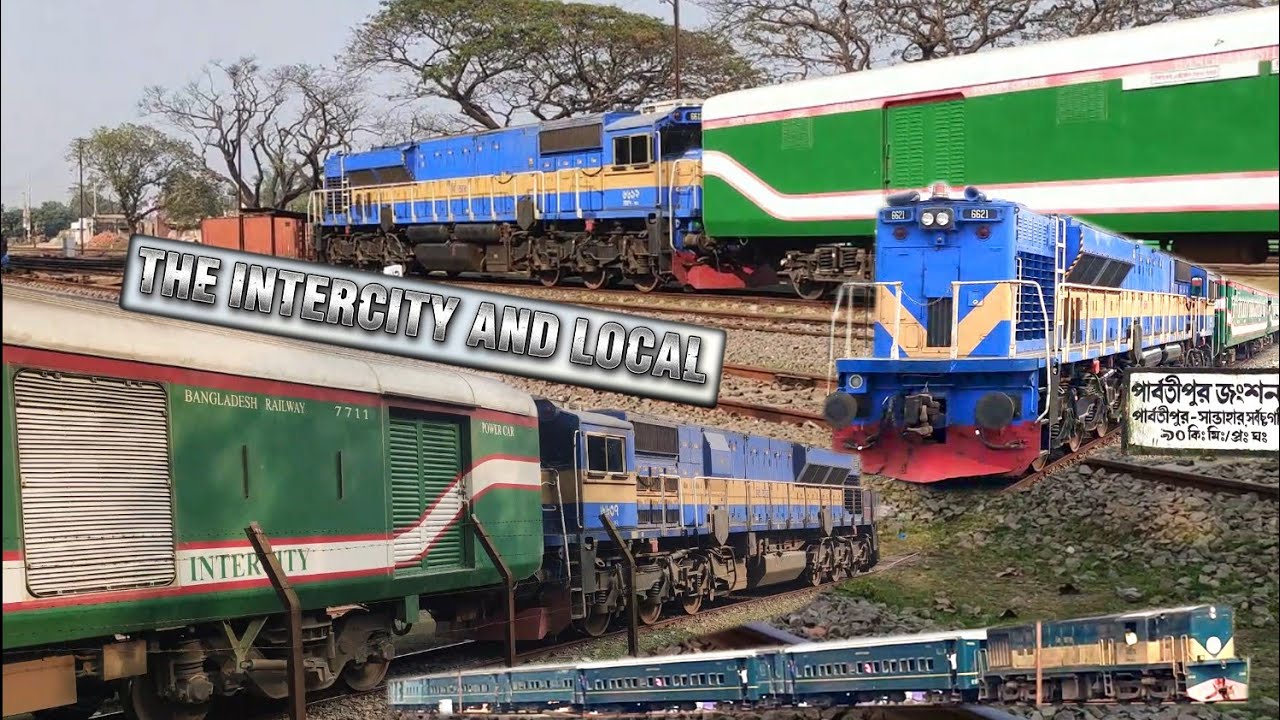 Bangladeshi train in the biggest junction Parbatipur বৃহত্তম জংশন পার্বতীপুর
