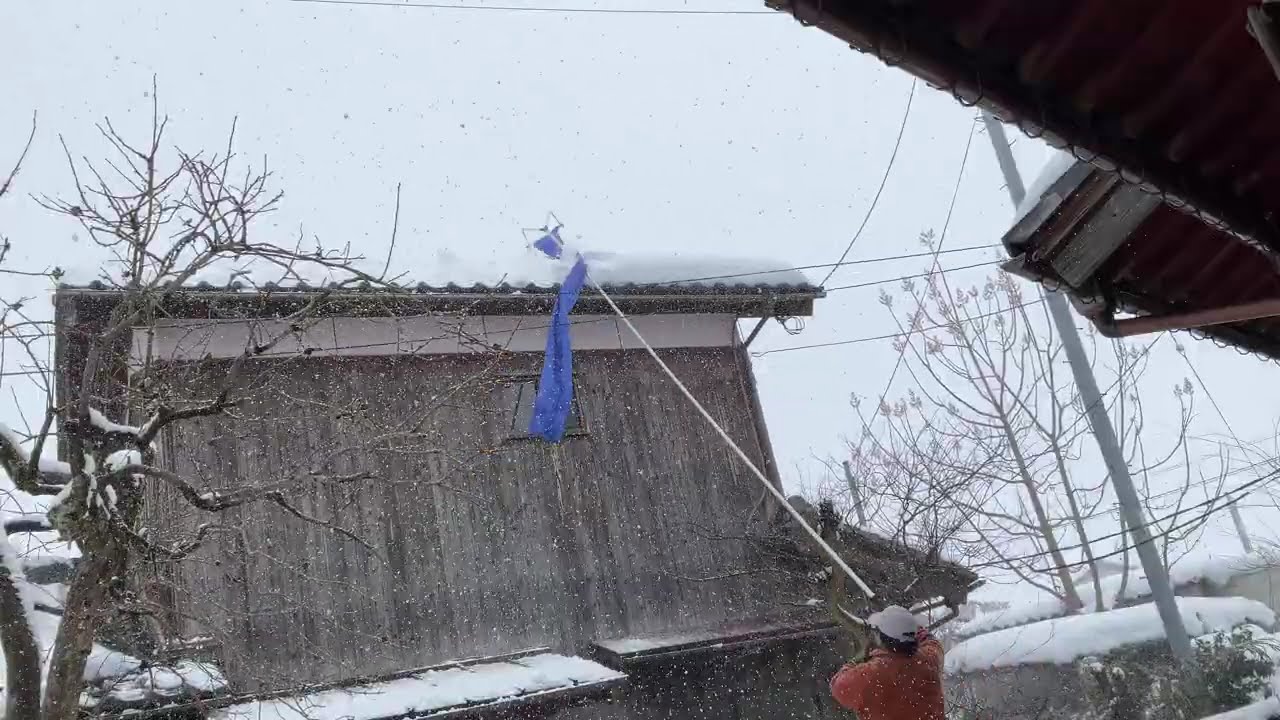 【メンテナンス】令和8年1月、JPCZ襲来。のれんは不要‼︎雪下ろし棒で大屋根雪下ろし　2026