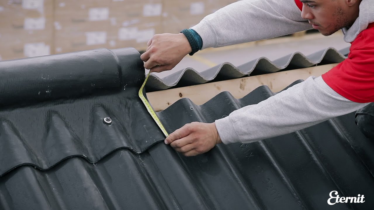 How to install Eternit 2-piece adjustable ridges (closed and vented)