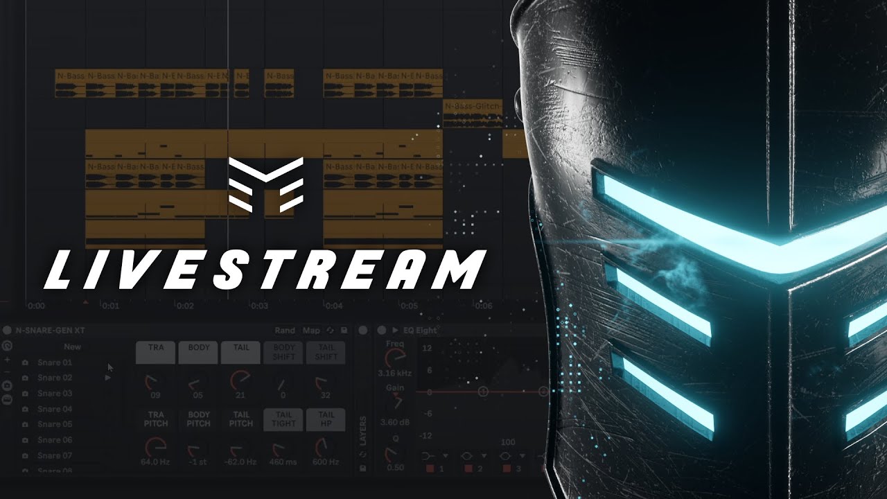 LIVESTREAM - N-KICK/SNARE-GEN XT, N-COMB FILTER, Serum Skin WIP and Dubstep using my Samples only