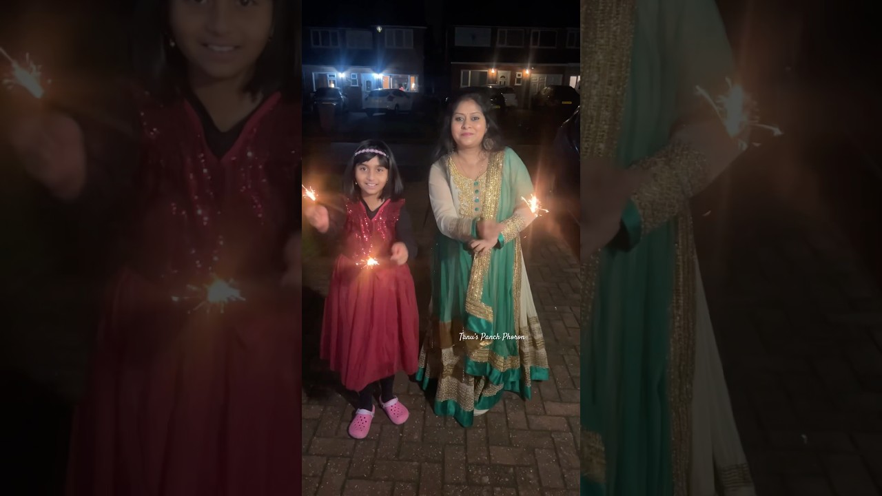 Happy Diwali Tanu&rsquo;s Panch Phoron Family ❤️🎉🙏💐🪔#diwali #tanuspanchphoron