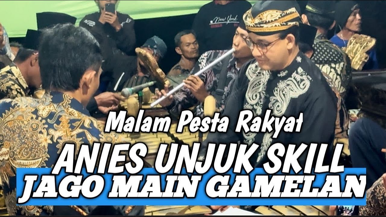 Anies Baswedan Rarawitan‼️Malam Pesta Rakyat  Peresmian Jembatan titian Persaruan