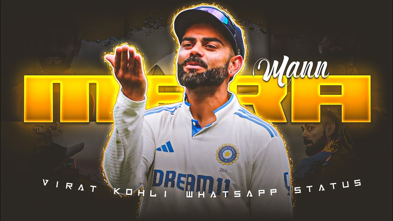 🔴 MERA MANN  X VIRAT KOHLI • 🔥 VIRAT KOHLI STATUS 🔥 • 💫 BEAT SYNC 💫 • 4K STATUS • CRIC EDITION